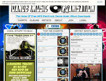 Tablet Screenshot of dance-music.org